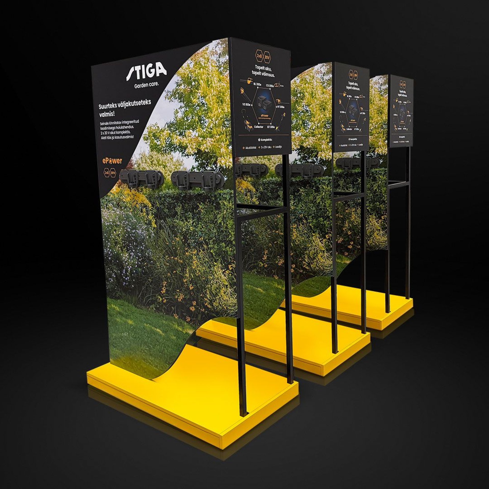 Ekspozytory na narzędzia ogrodnicze-1