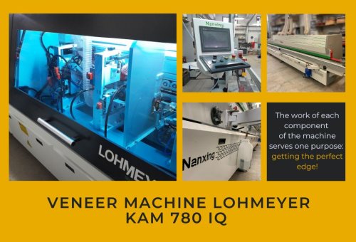 New Lohmeyer KAM 780 IQ veneer machine